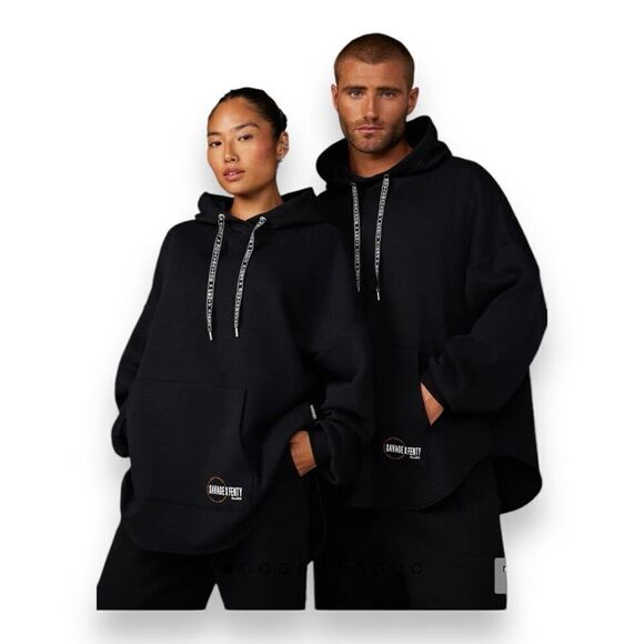 Savage X Fenty Essential Logo Unisex Oversized Hoodie Size Extra Extra Small - Picture 1 of 7